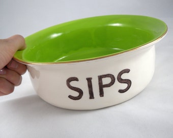 Große Hundenapf Wasserschale oder Futternapf CUSTOM DOG BOWl Katzenschüssel -2 Größen groß oder klein Haustier Geschenk Haustierbesitzer Geschenk für Katze oder Hund Wassernapf oder Futternapf