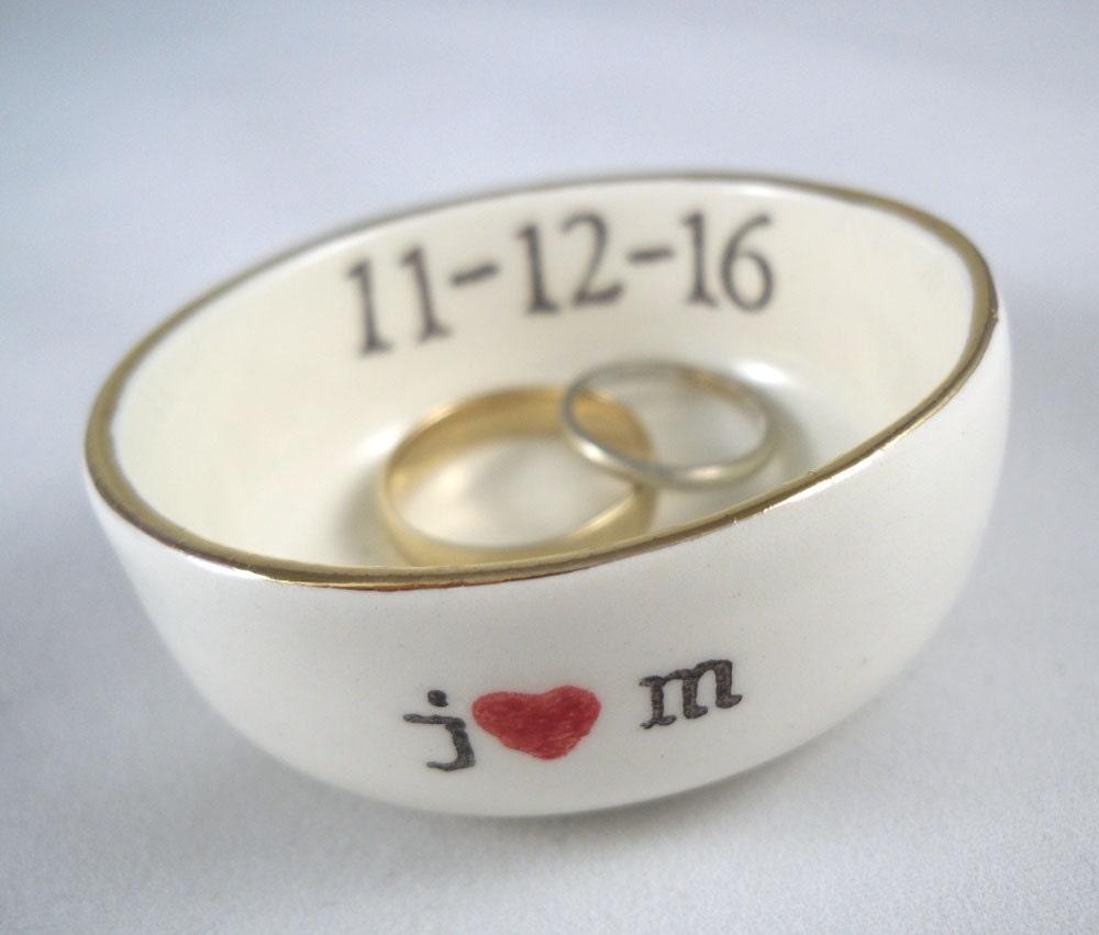Custom Bridal Shower Gift Personalized Ring Dish Jewelry - Etsy