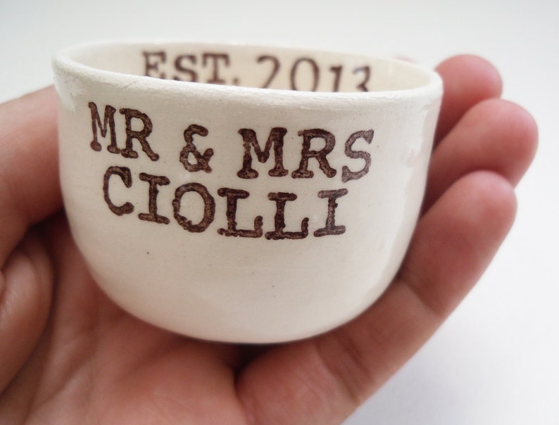 Personalized Wedding Gift Ring Dish Bridal Shower Gift Wedding Etsy