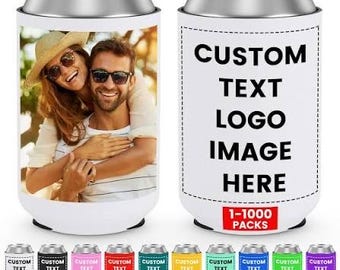 Custom Photo Can Cooler | Personalized Party Favor.