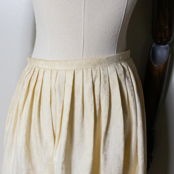 vintage 1980s deadstock ivory Cullinane skirt | 8… - image 9