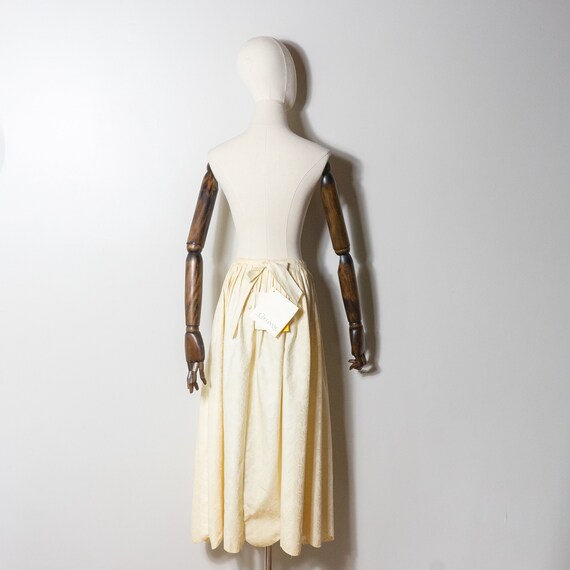 vintage 1980s deadstock ivory Cullinane skirt | 8… - image 5