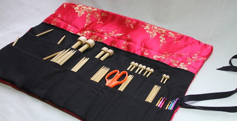 Knitting Needle Case PDF Pattern by Skadoot on Etsy image 1