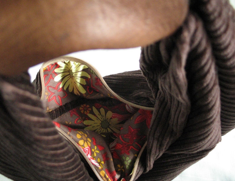 Hobo Bag Sewing Pattern PDF. Designer Fall Fashion by Skadoot on Etsy. image 5