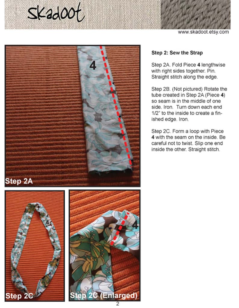 Cross Body Sling Bag Pattern PDF by Skadoot on Etsy. Sew | Etsy