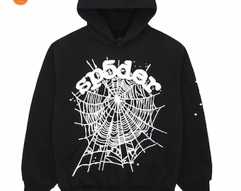 Zwarte hoodie met webprint – oversized streetwear-trui