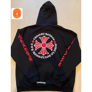 High-Quality Made In Hollywood Plus Cross  Pullover Hoodie – Black: