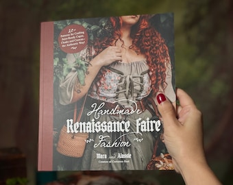 Patrons de mode Renaissance Faire main pour la fabrication de capes, capes et couronnes prêtes à l'emploi Patron de livre de tutoriel bricolage