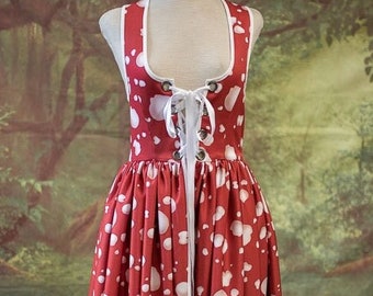Mushroom Surcoat Dress: Elven Renaissance Fair Costume