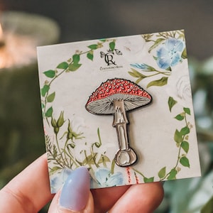 Enamel Pin Mushroom Accesorie