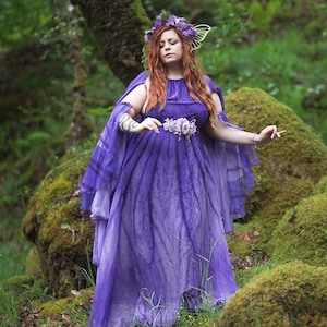 etsy purple dress Ethereal Purple Dress
