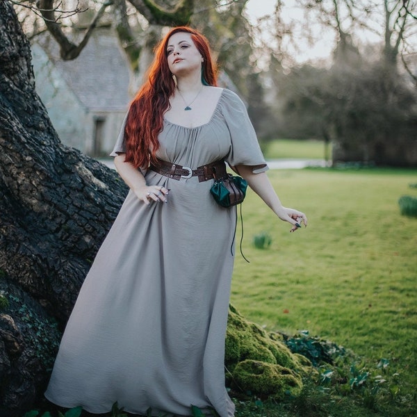 Chemise Renaissance Unterkleid - Steampunk Larp Piratin Larp Fantasy Mittelalter Renaissance Kostüm Cosplay