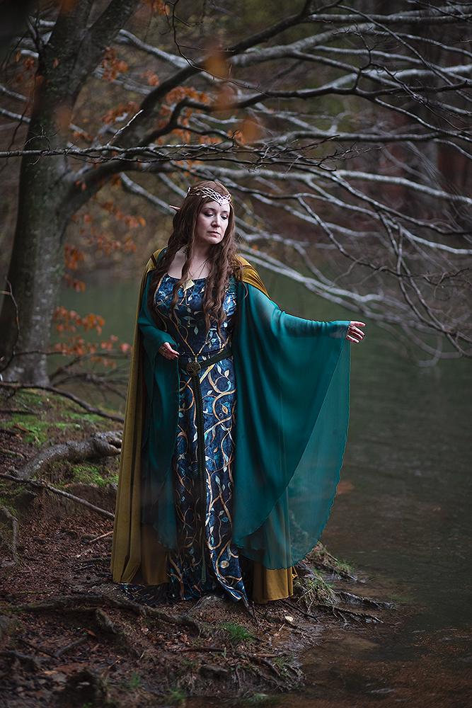 green dress for women plus size Plus Size Beaded Mesh Long Dress In Green Slate main image 1