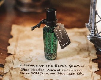 Elven Textile Fragrance | Green Woody Artisan Scent, Inspired by Sacred Forests & Hidden Valleys
