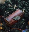 Oak Log Shoulder Bag: Resin & Leather Nature-Inspired Handbag product logo