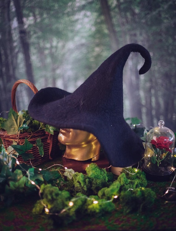 Amazon.com: OhMill Witch Wizard Hat Pointed Hat Vintage