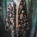 Mushroom Robe Sylky Clothing Cardigan Kimono Fashion cover up Bohemian Summer boho jacket gift for teacher goblincore witch