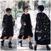 Kimono Stars Robe Sylky Clothing Cardigan Beach Celestial Fashion cover up Bohemian Summer boho jacket gift for teacher dark academia witch