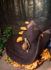 Forest Witch hat with mushrooms and a Snail forest wizard hat felted hat wool Halloween costume witch costume larp hat cosplay dark academia 
