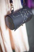 Zodiac Constellation Leather Shoulder Bag: Witchy Whimsigoth Handbag product logo