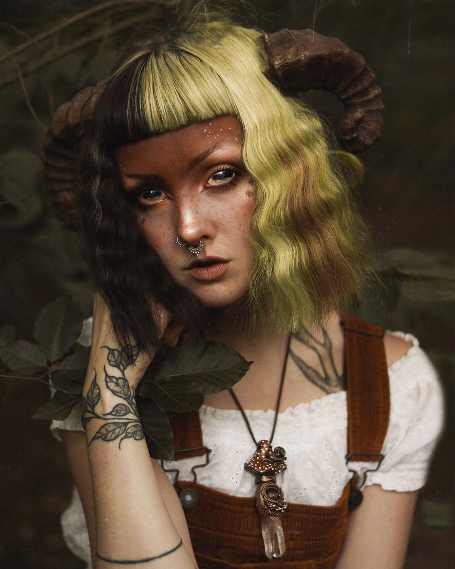 Faun Horns Cosplay Costume Ram Fairy headpiece Etsy