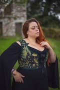 Renaissance bodice, butterfly garden cottagecore style  corset vest, Wench regency steampunk product logo