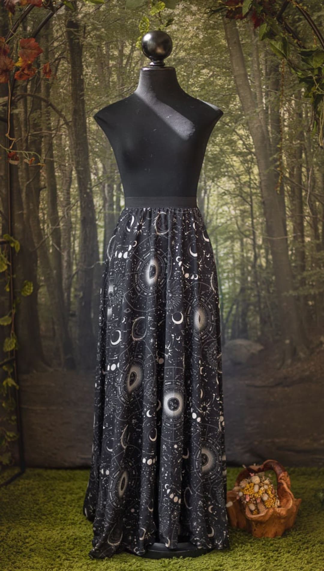 silver moon tammy tartan skirt 