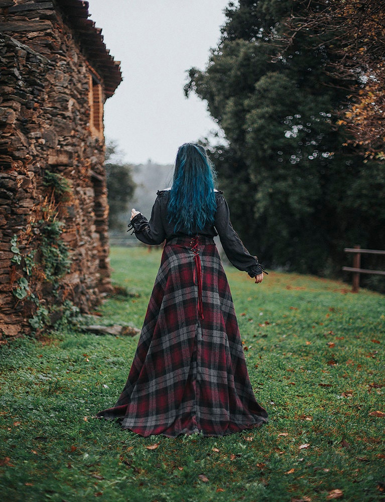 victorian tartan skirt