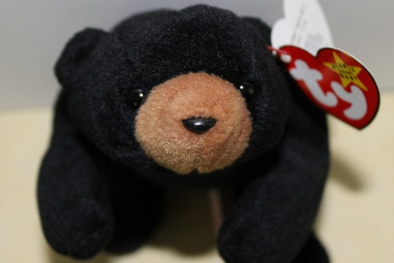 blackie the black bear beanie baby