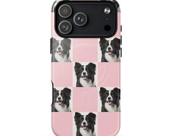 Custom Photo Checker iPhone Case - Personalized MagSafe Tough Cover