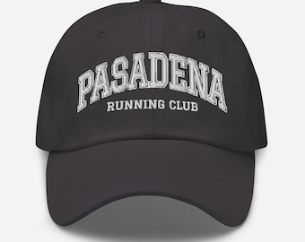 Runner's Baseball Cap | Customizable Local Sports Club Gift | Unisex Sporty Embroidered Dad Hat