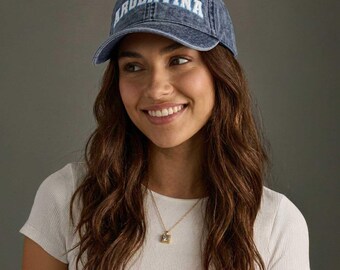 Argentina - Unisex Embroidered Baseball Cap - Washed Vintage Cotton Twill Dad Hat