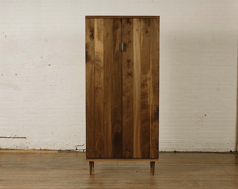 Mid century modern armoire Etsy