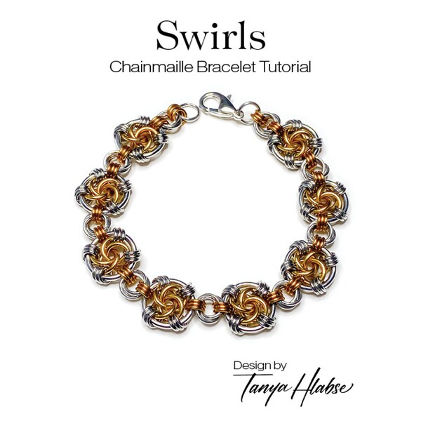 Swirls Bracelet Chainmaille Tutorial