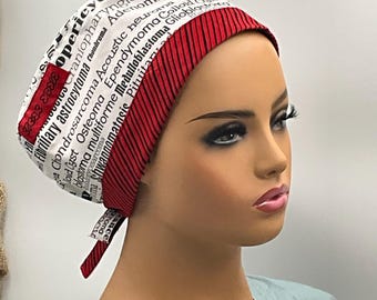 Gorro quirúrgico de neurología: Cordón de algodón para lesiones cerebrales en neurocirugía.