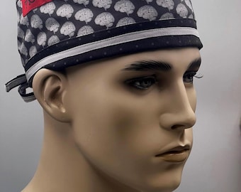 Vertebrae spine Scrub Cap: Orthopedic Neuro Surgery, Comfortable Cotton