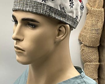 San Antonio Spurs Scrub Cap: Baseball Tie-Back Hat