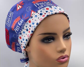 Gorros médicos patrióticos profesionales para diversas especialidades médicas y dentales.