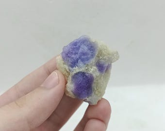 18g Rare Natural Stone Raw Hackmanite Crystal Mineral Specimen, From Afghanistan, UV Reactive, Amazing Piece