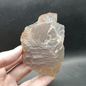 319g Natural Fluorite Crystal Mineral Specimen With Light Purple Hues, From Loralai Balochistan Pakistan, Amazing Mineral Specimen