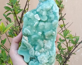 1285g Natural Green Blue Aragonite Crystal Mineral Specimen, From Afghanistan, Unique Piece