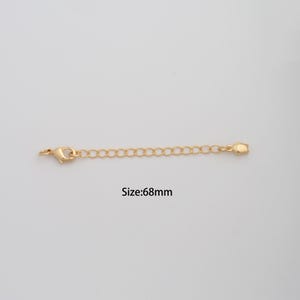 1 Str Dainty Gold Flower Chains,18K Gold Filled Extended Chains,Semi-Finished Chains for DIY Necklace Bracelet Jewelry Findings Supply