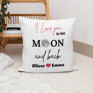 Personalised Printed Pillow Cushion Cover Any Photo Any Text Custom Pillowcase Cover Any Photo Pillow Personalized Cushion Cover Any Text