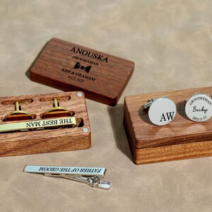 Personalised Cufflinks Groomsmen Cufflinks, Groomsmen Gifts, Personalized Cufflinks for Men, Best Man Gift, Groomsman Proposal Wedding Gifts