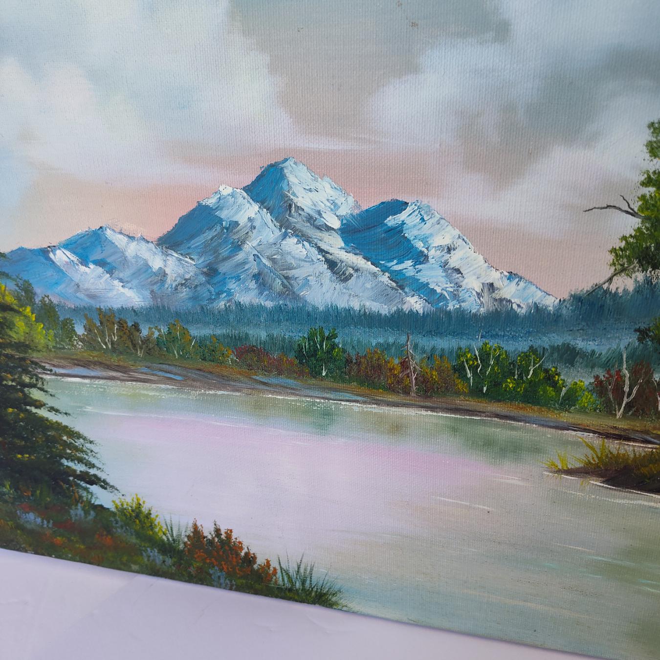 1937 Original Oil Painting on Canvas Signed Sam 1937. Un-framed. 16" X ...