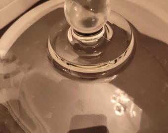 Heavy Well-Made Cake/ Cloche Dome. Thick Well Made 10 14" Across Dome 7 1/2" Height Dome