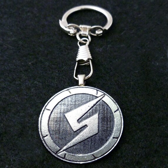 Metroid Logo Keychain Etsy