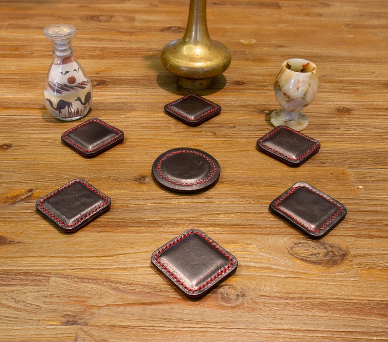 Magnetic Therapy - 6+1 Premium quality Leather wrapped padded rare earth healing magnets