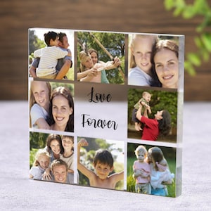 Custom Acrylic Block Photo,Acrylic Photo Block, Custom Anniversary Gift, Acrylic Block,Crystal Wedding gift,Engagement Gift,Gift for Couple