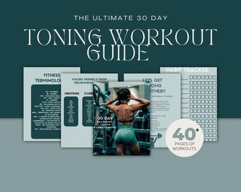 30 DAY Beginners Toning Workout Guide